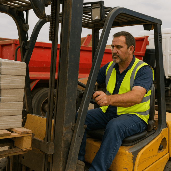 Lorry Driver Forklift